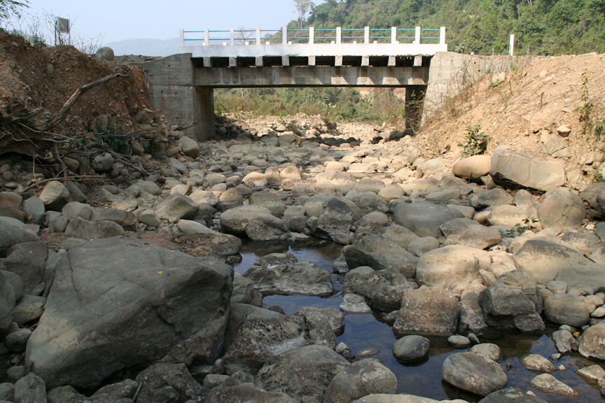 The Kyar stream is a tributary of the River Thandwe in western Myanmar